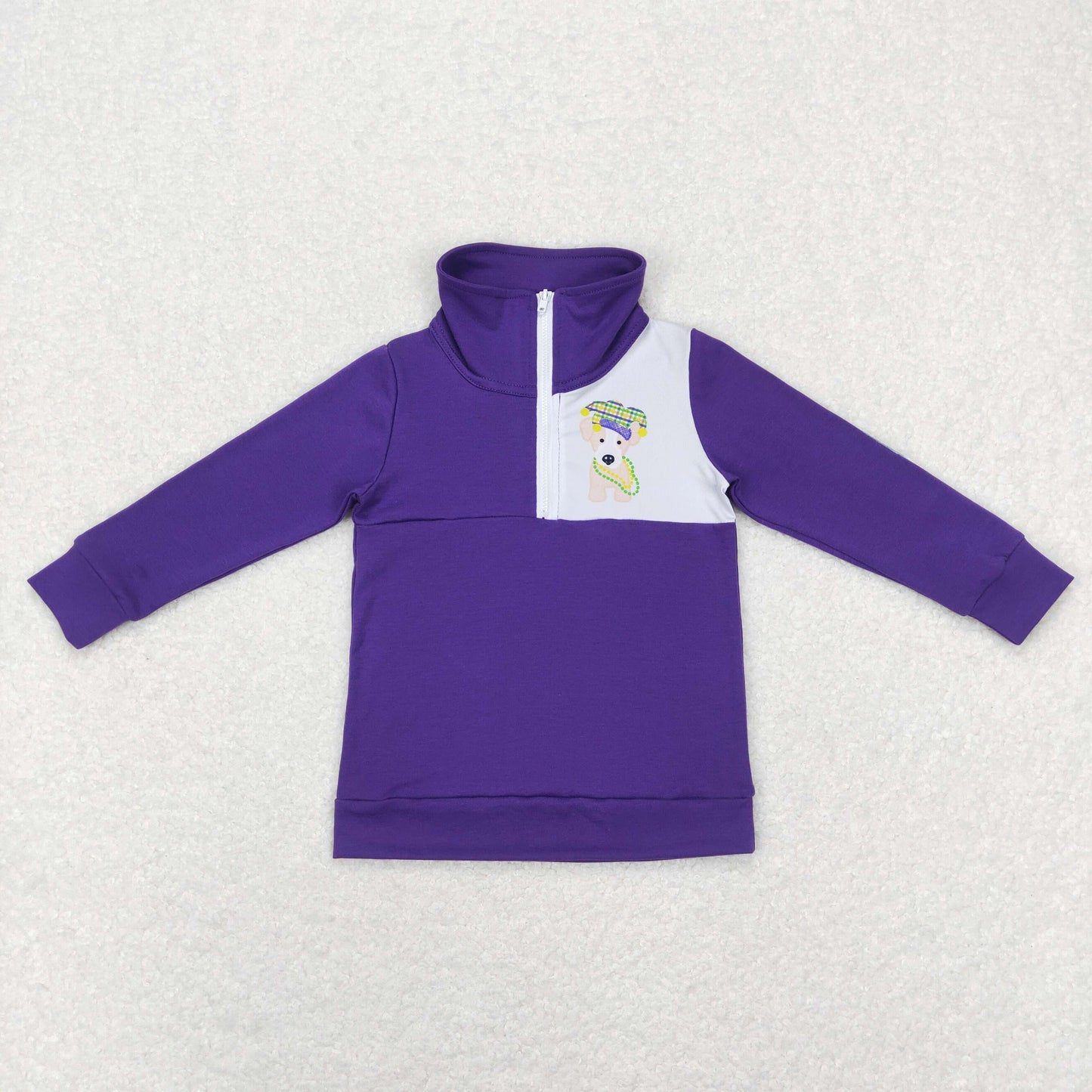 BT0492 Boys Mardi Gras Dog Pullover