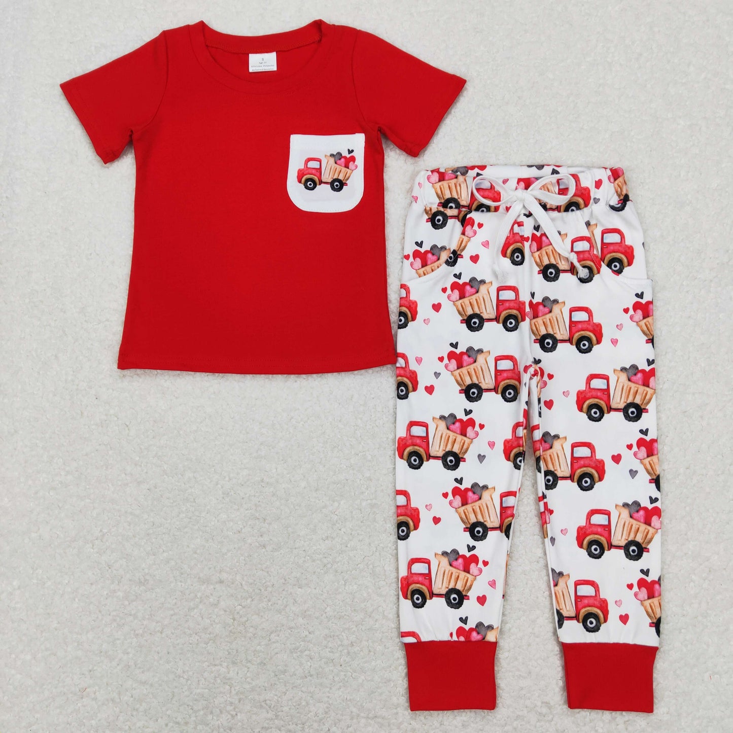 BSPO0267 Boys Valentine Fries Outfits