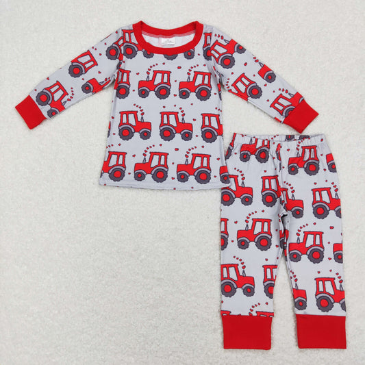 BLP0449 Boys Valentine Truck Pajamas