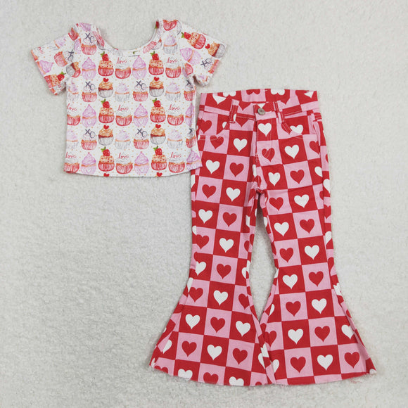 Girls XO cake Outfits Red Jeans