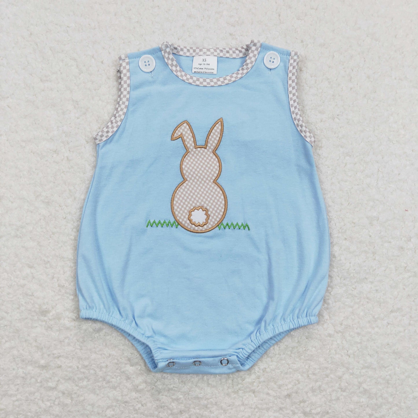 SR0541 Baby Boys Bunny Rompers Embroidery