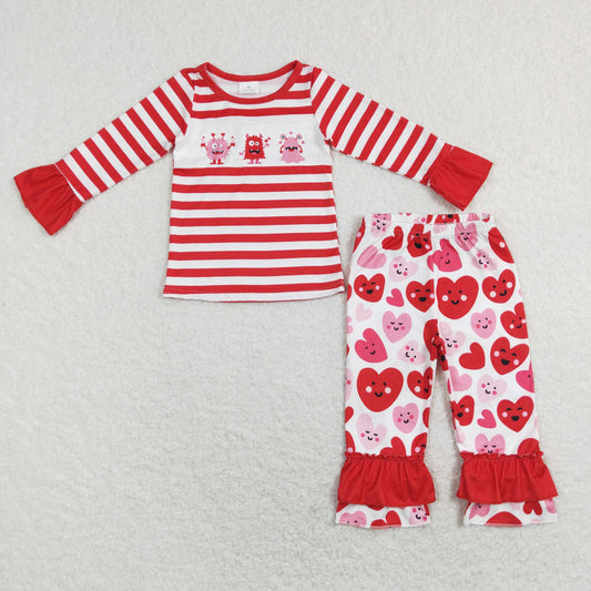 GLP1122 Girls Valentine Monster Outfits