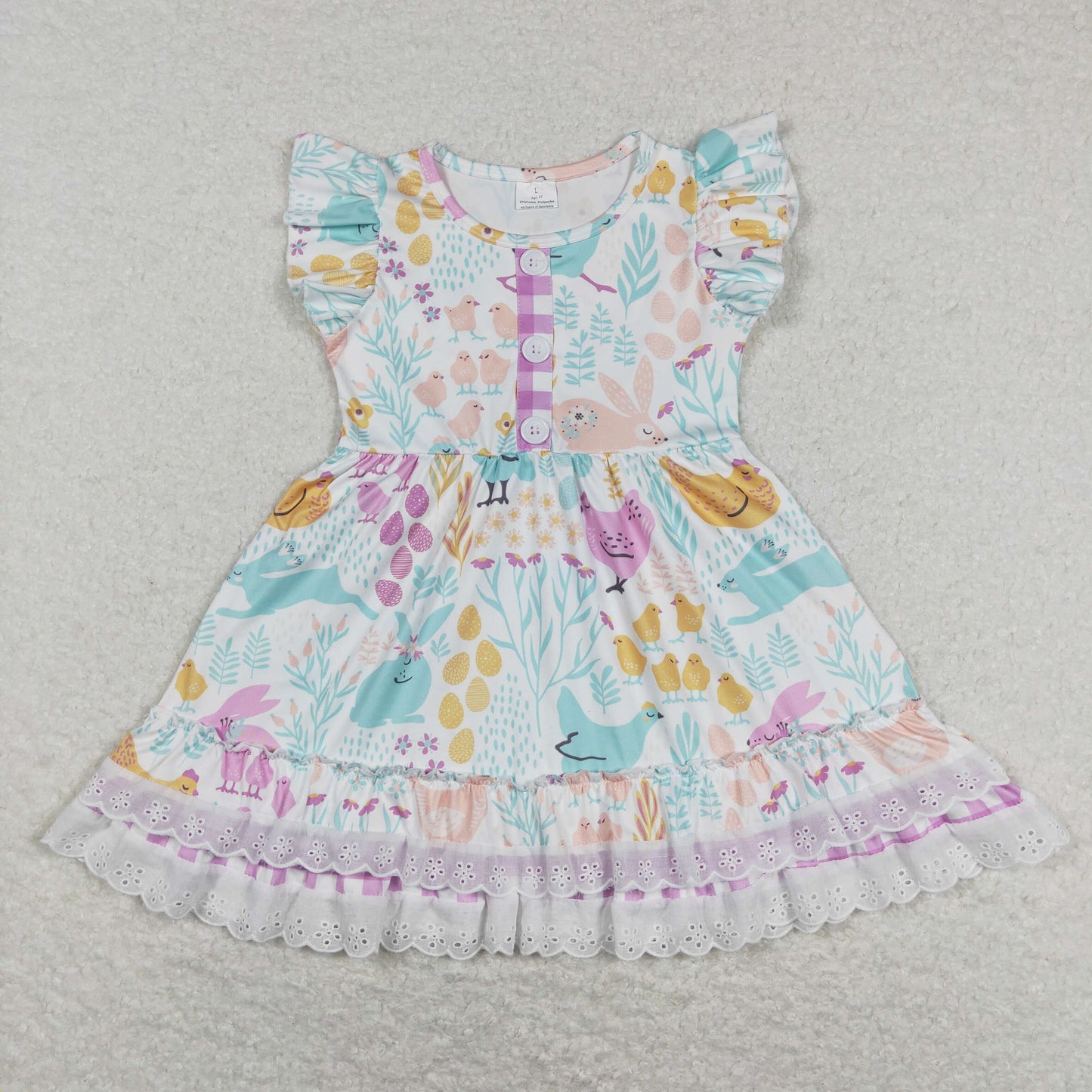 GSD0701 Girls Easter Bunny Dress