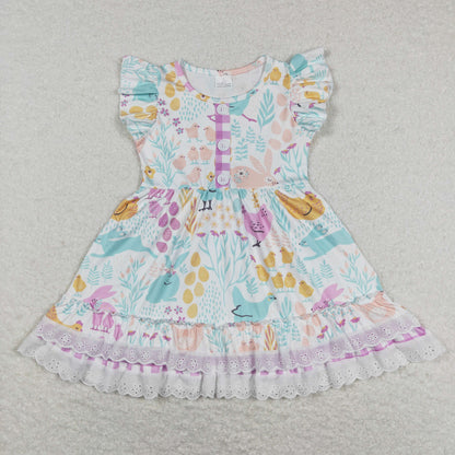 GSD0701 Girls Easter Bunny Dress