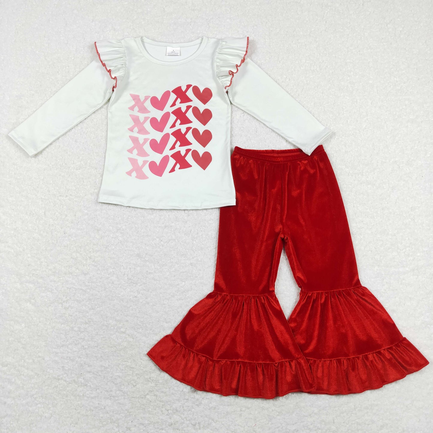 Girls Valentine XOXO Outfits