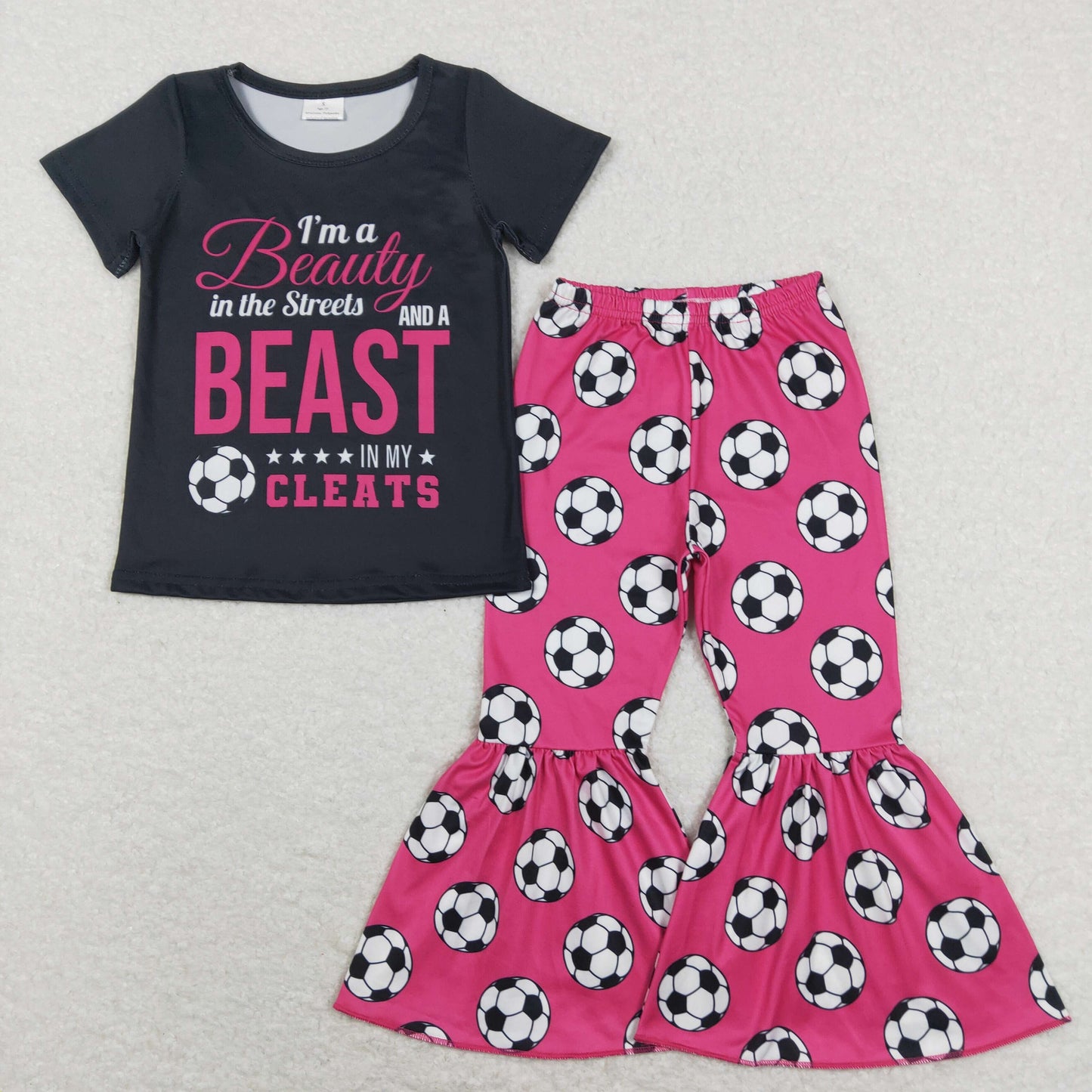 GSPO1262 Girls Football Beast Outfits