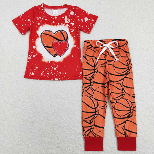 BSPO0291 Boys Valentine Basketball Outfits