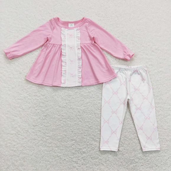 GLP1134 Girls Pink BOWS Outfits