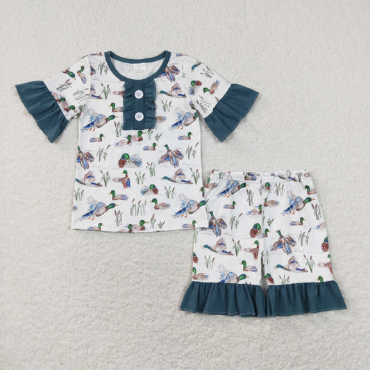 Girls Duck Summer Pajamas