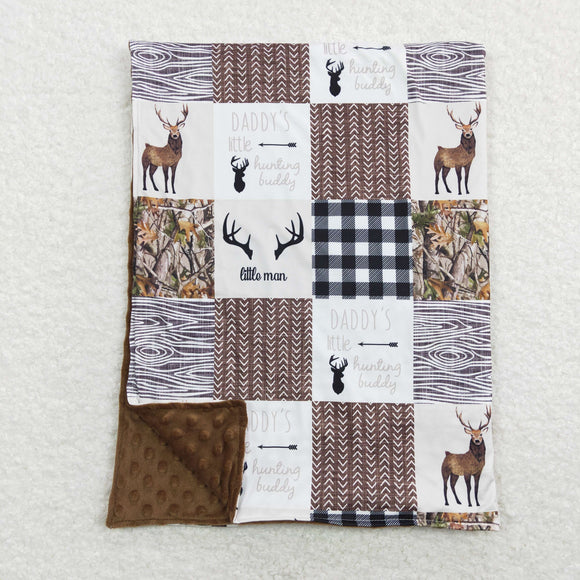 BL0104 Baby Camo Deer Blankets 29X43 inches