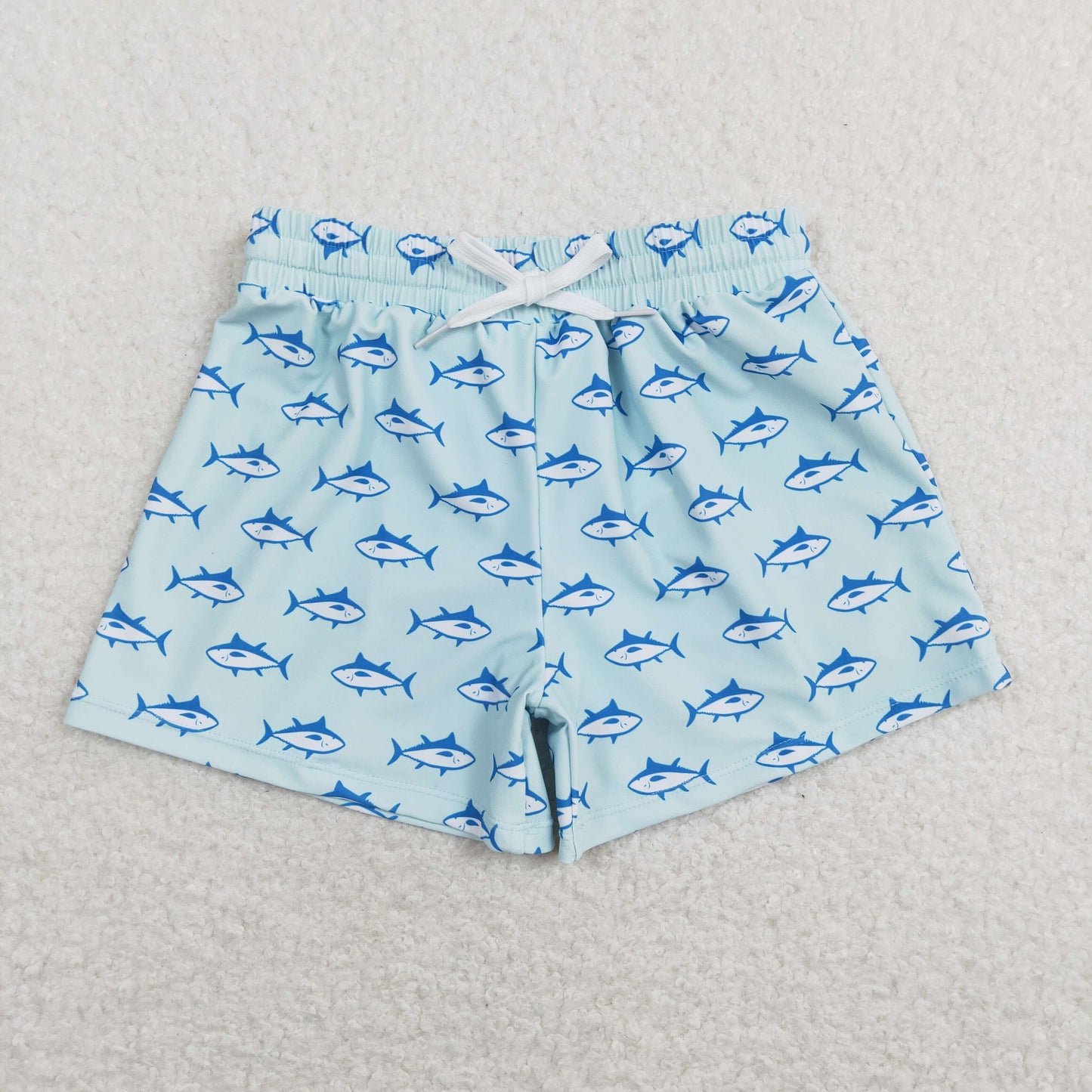 S0171 Boys Shark Swimming Trunks