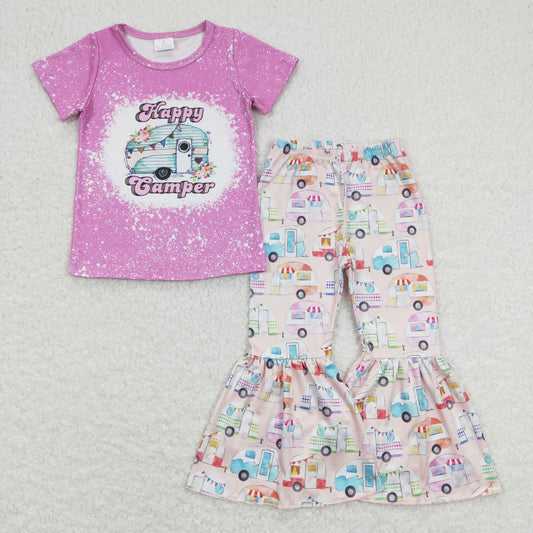 GSPO1196 Girls Happy Camper Outfits