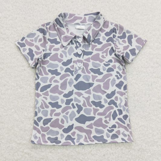 BT0597 Boys Camo T-shirt