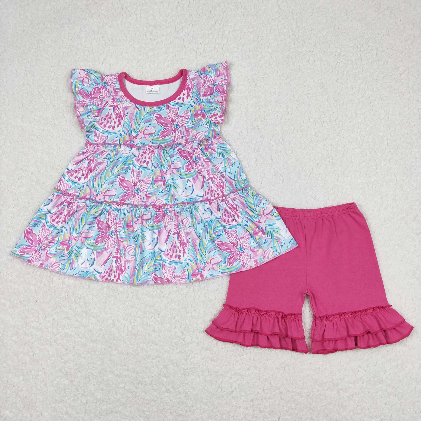 GSSO0618 Girls Floral Outfits