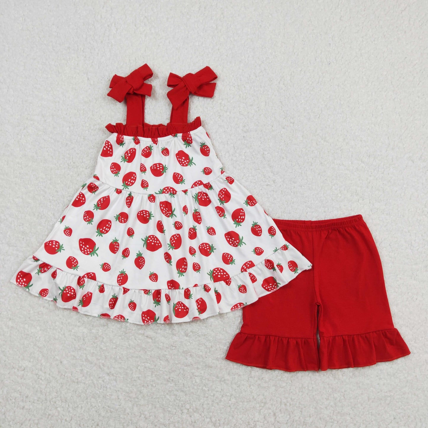 GSSO0567 Girls Strawberry Outfits