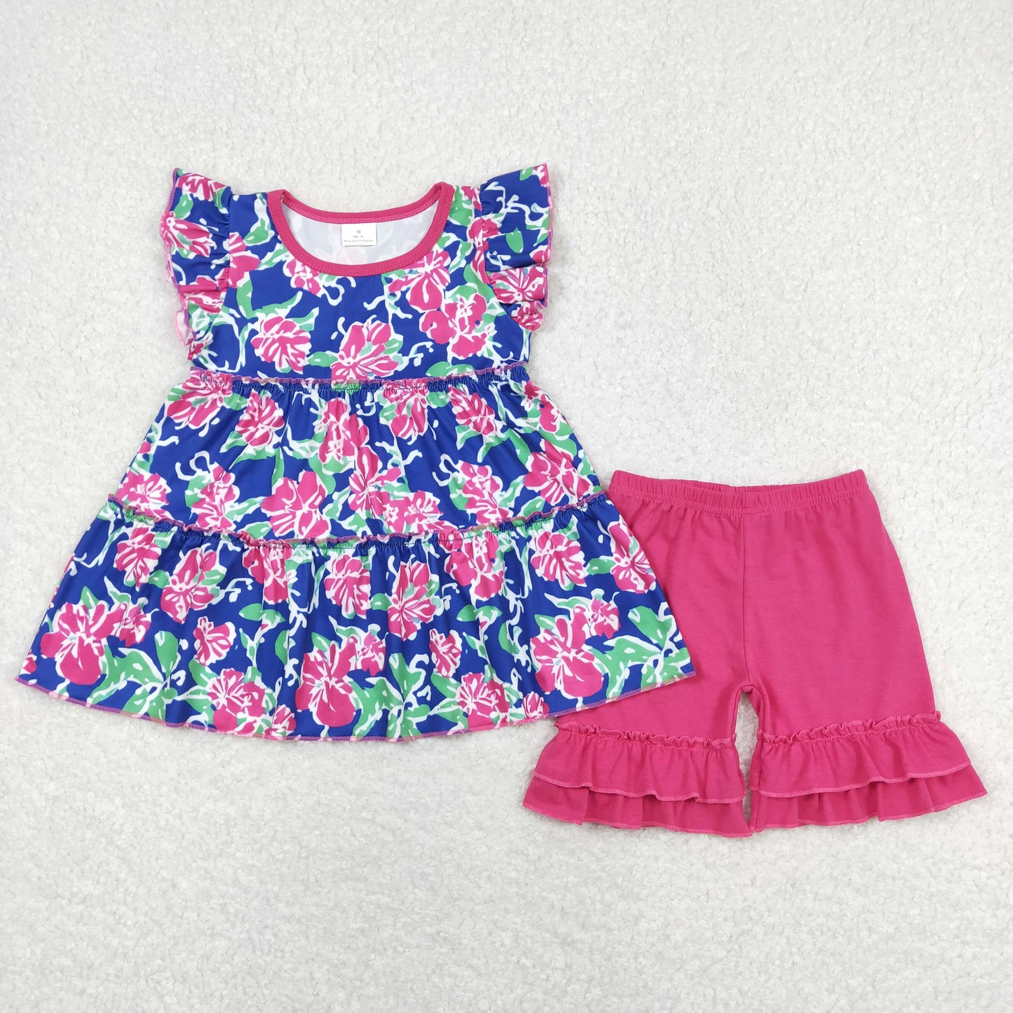 GSSO0613 Girls Floral Outfits