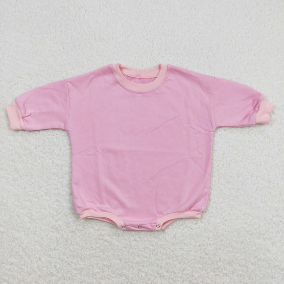 LR0915 Baby Pink Cotton Romper