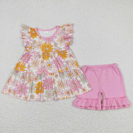 GSSO0616 Girls Floral Outfits