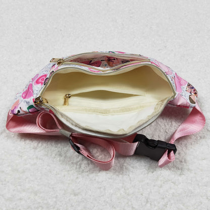 BA0165 Pink Singer Fanny Pack 13x5.7x3 inches