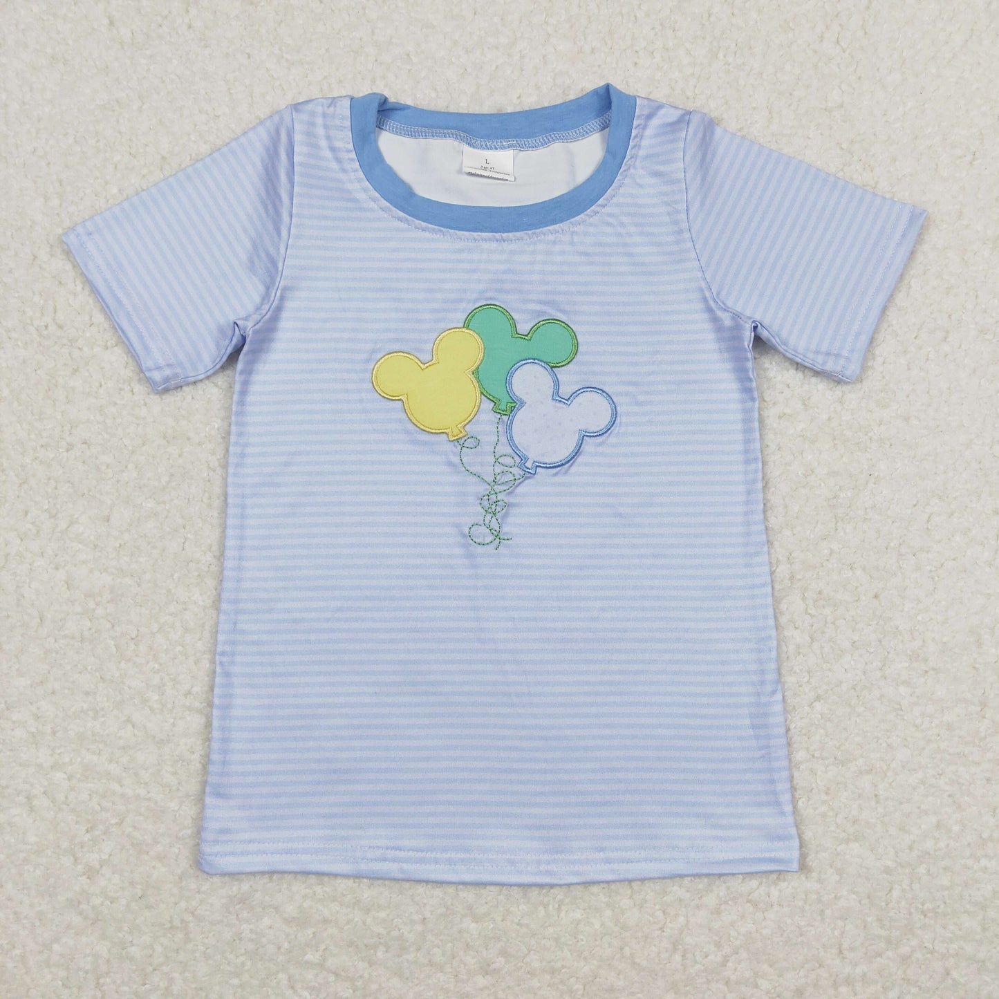 BT0482 Boys Cartoon T-shirt Milk silk Embroidery