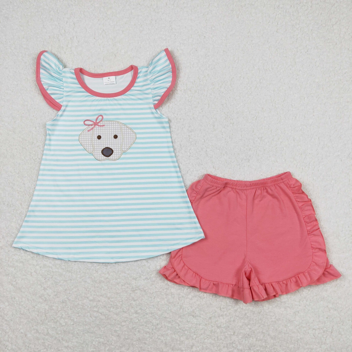 GSSO0555 Girls Dog Outfits Embroidery