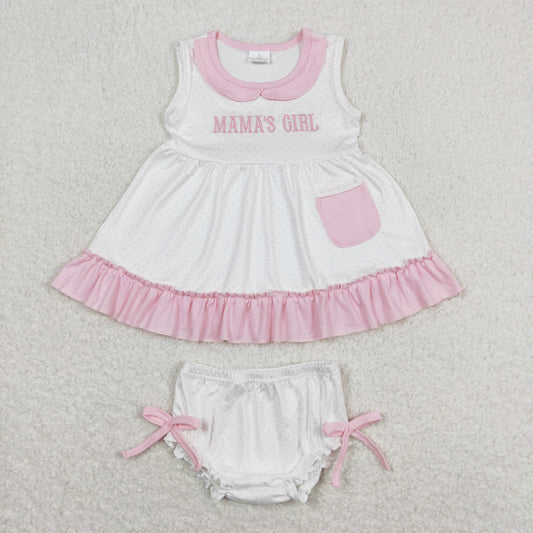 GBO0280 Girls Mama's girl Bummies Set Embroidery