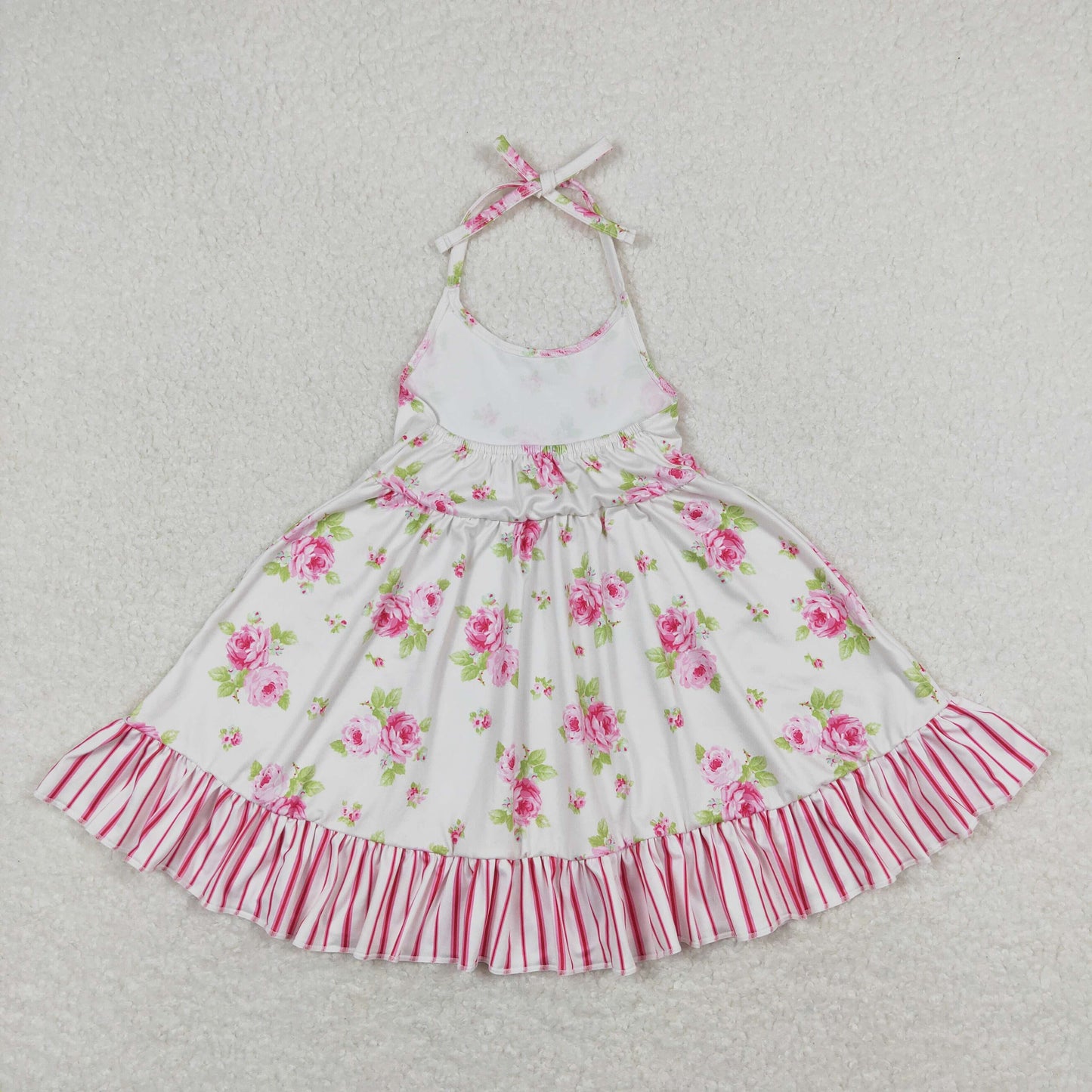 GSD0859 Girls Pink Floral Dress