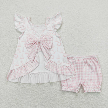 GSSO0748 Girls Pink Beach Outfits