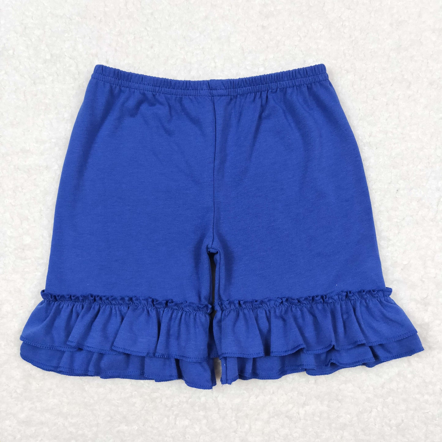 SS0179 Girls Blue Cotton shorts