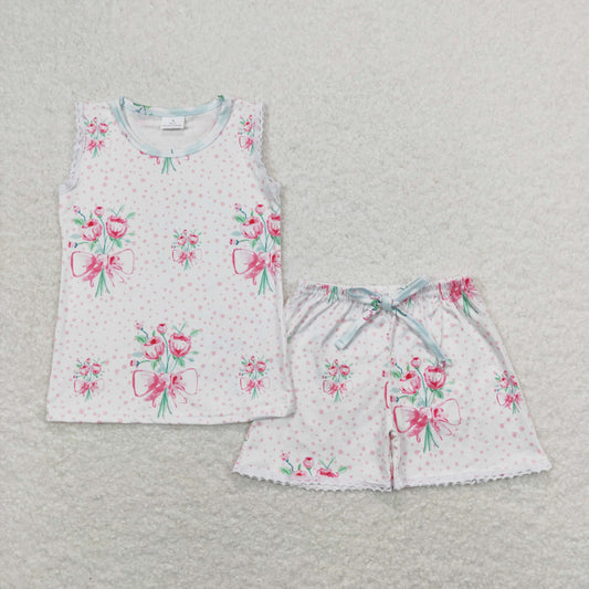 GSSO0693 Girls Floral Outfits