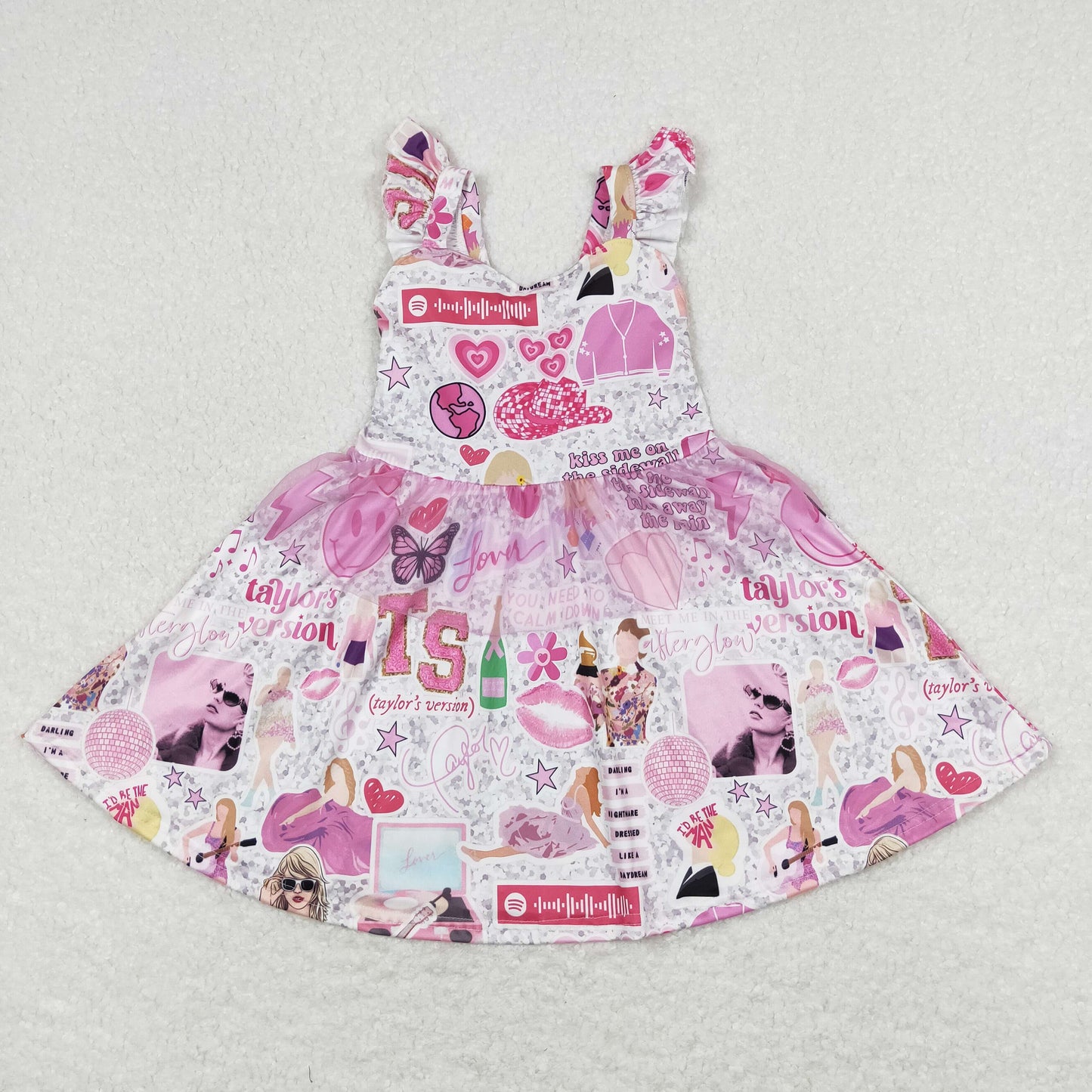 GSD0691 Girls Singer Pink Dress