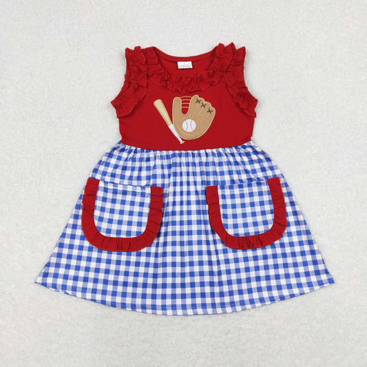 GSD0565 Girls Embroidery Baseball Dress