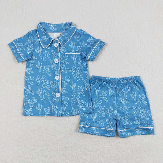 GSSO0842 Boys Cactus Summer Pajamas