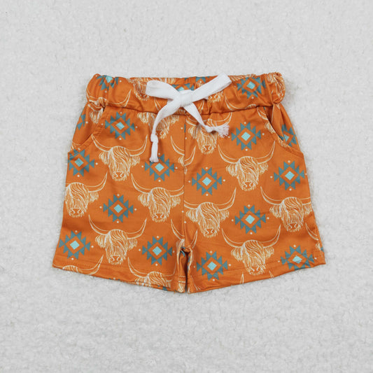 SS0208 Boys Cow Summer Shorts