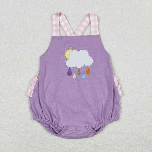 SR1071 Baby Girls Rainy Bubble Embroidery