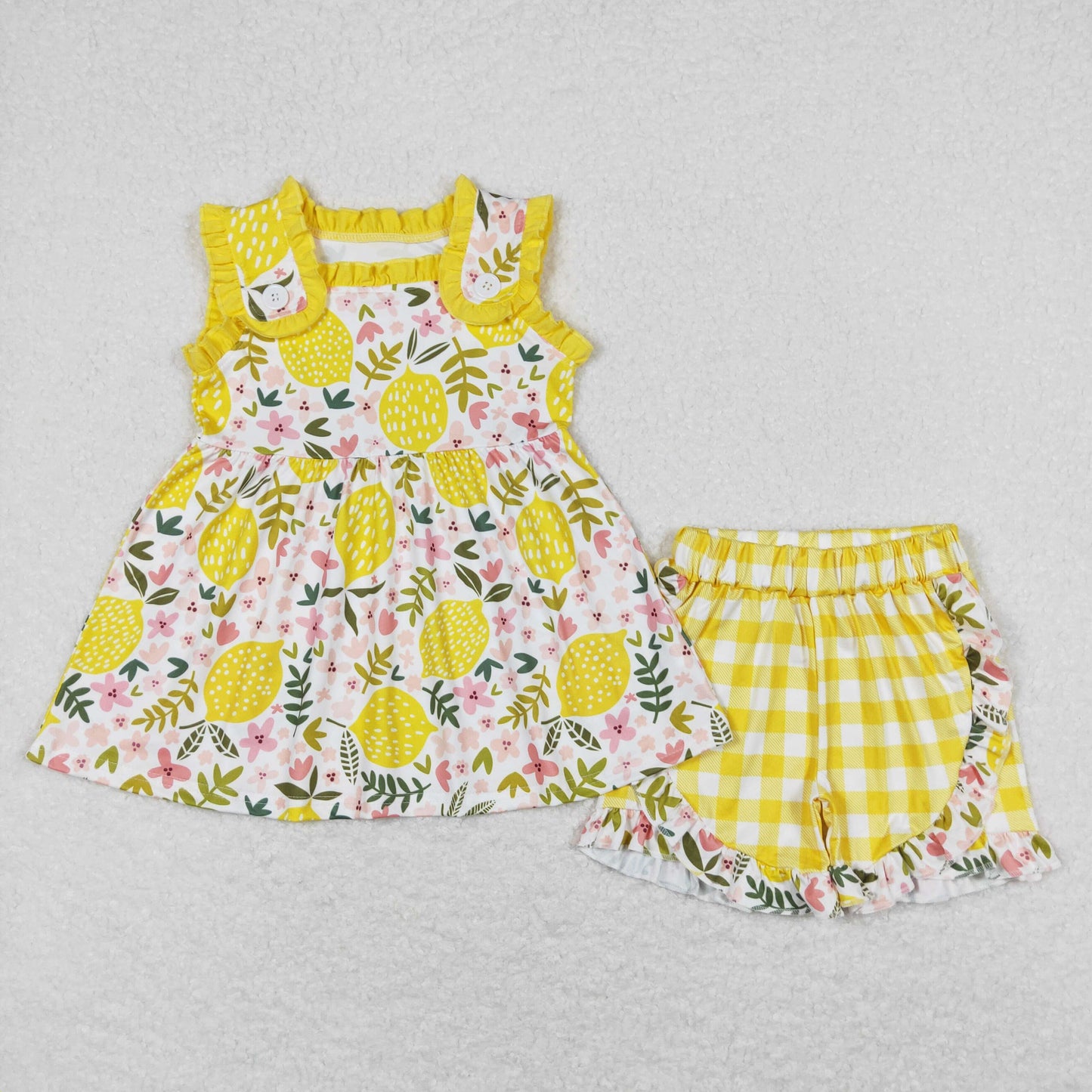 GSSO0752 Girls Lemon Outfits