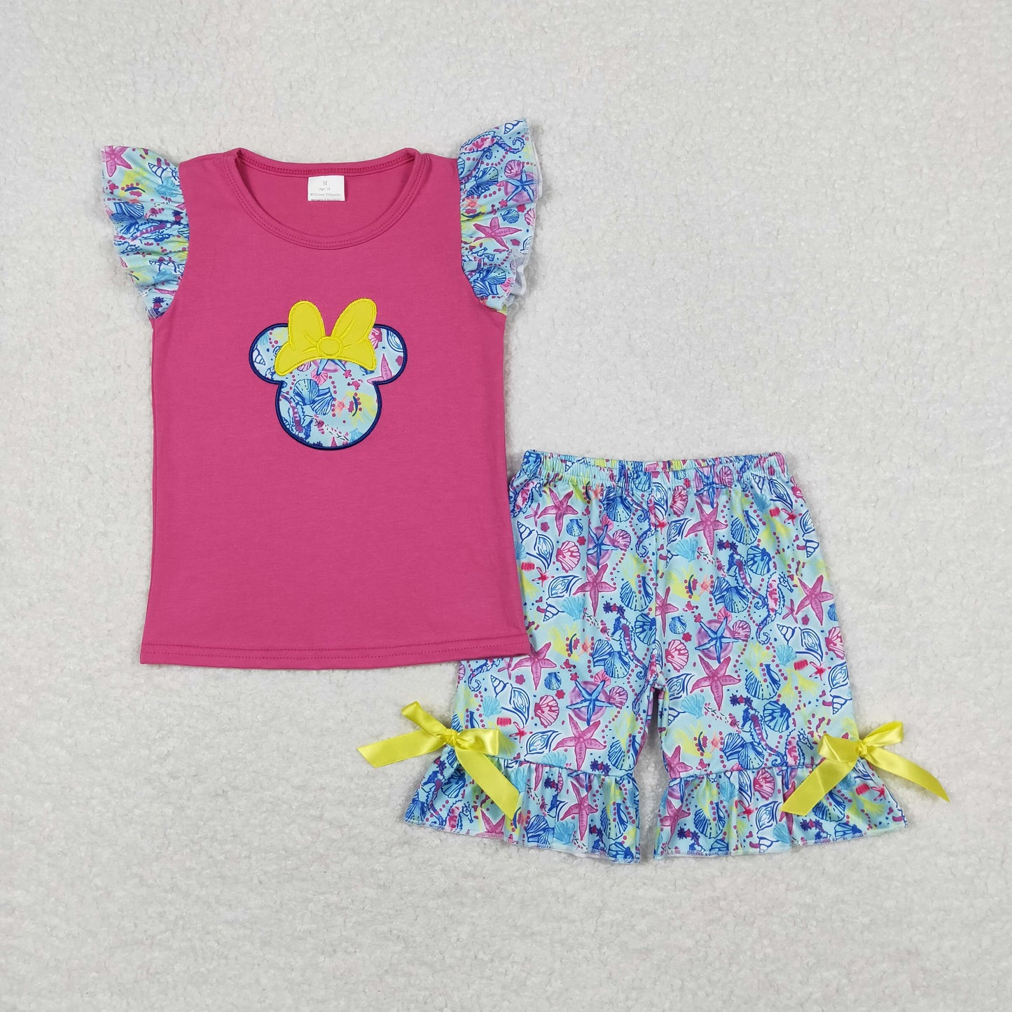 GSSO0629 Girls Cartoon Outfits Embroidery