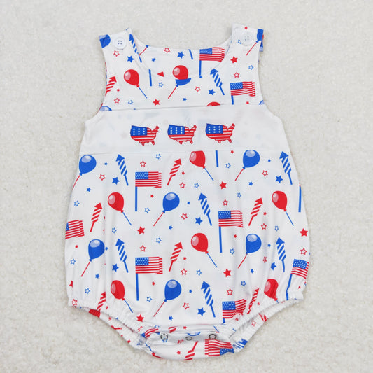 SR1105 Baby Boys USA Flag Bubble