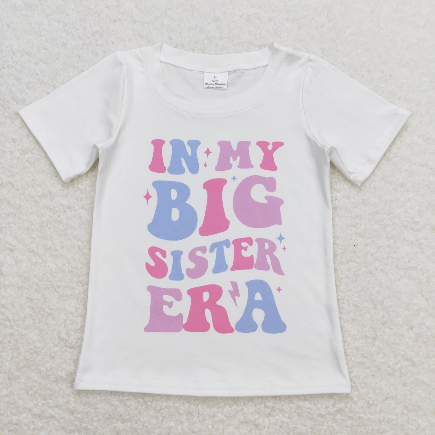 GT0508 Girls In my big sister era T-shirt