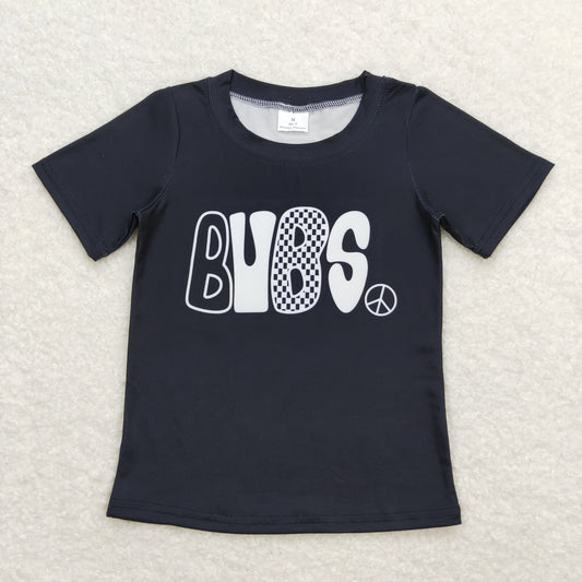 BT0617 Boys Bubs Black T-shirt