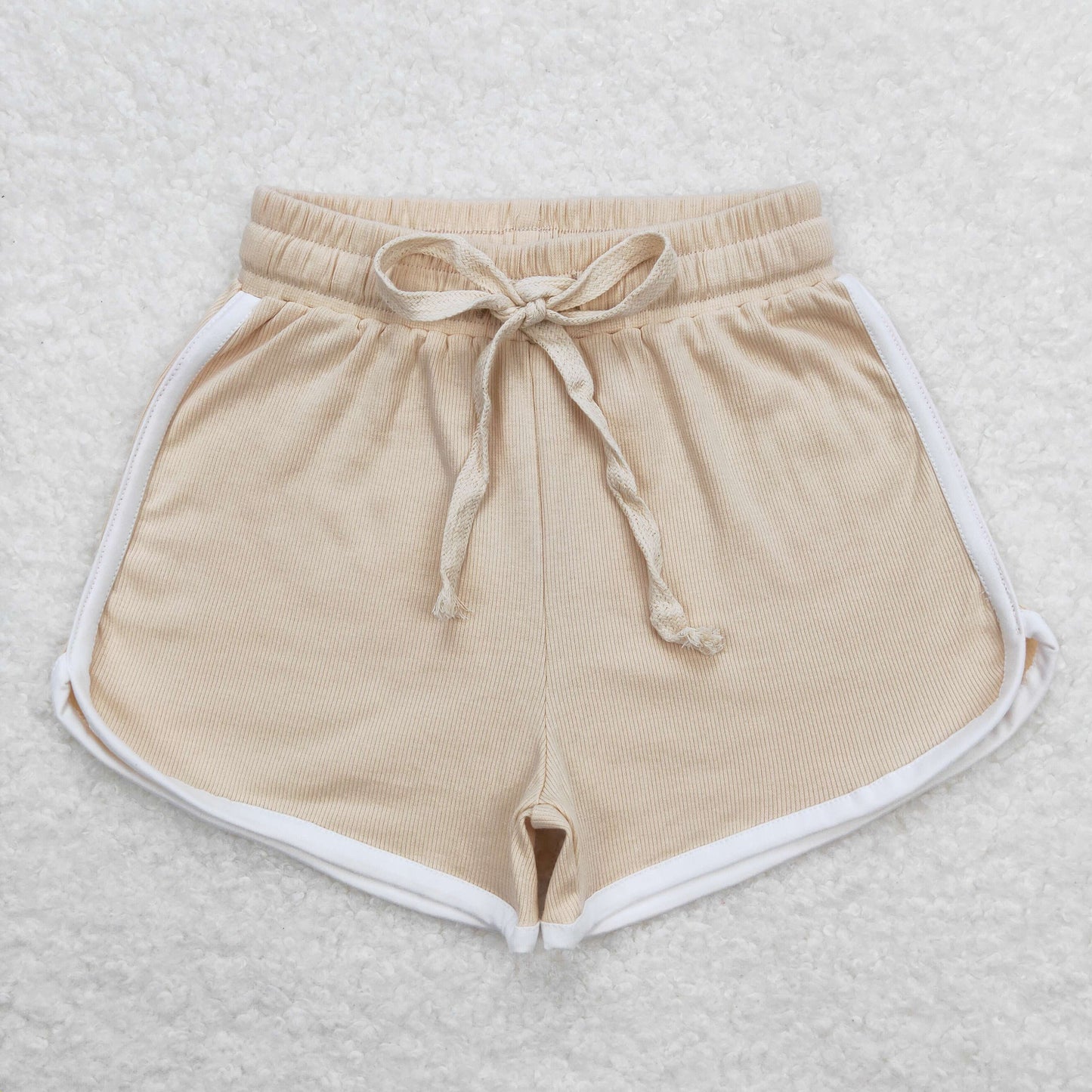 SS0295 Girls khaki Cotton Shorts