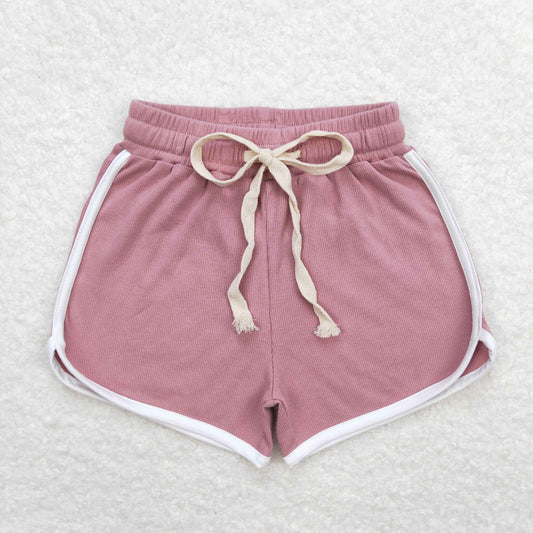 SS0293 Girls pink Cotton Shorts