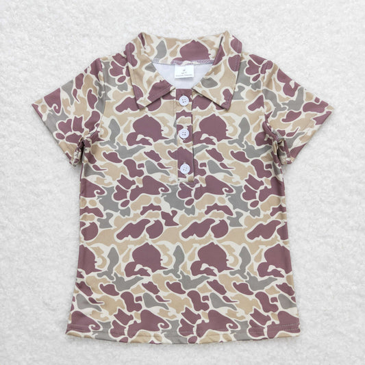 BT0640 Boys Camo T-shirt