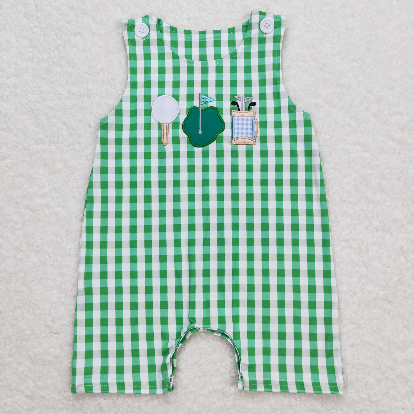 SR0796 Baby Boys Golf Rompers Embroidery