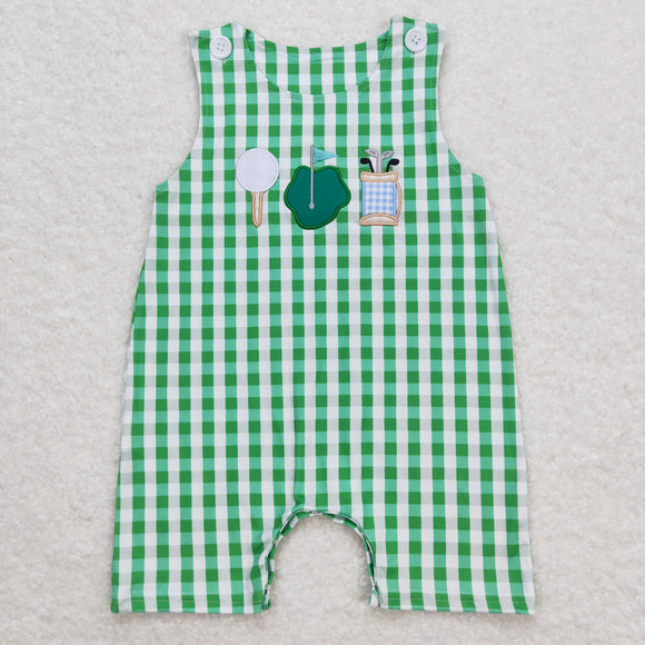 SR0796 Baby Boys Golf Rompers Embroidery
