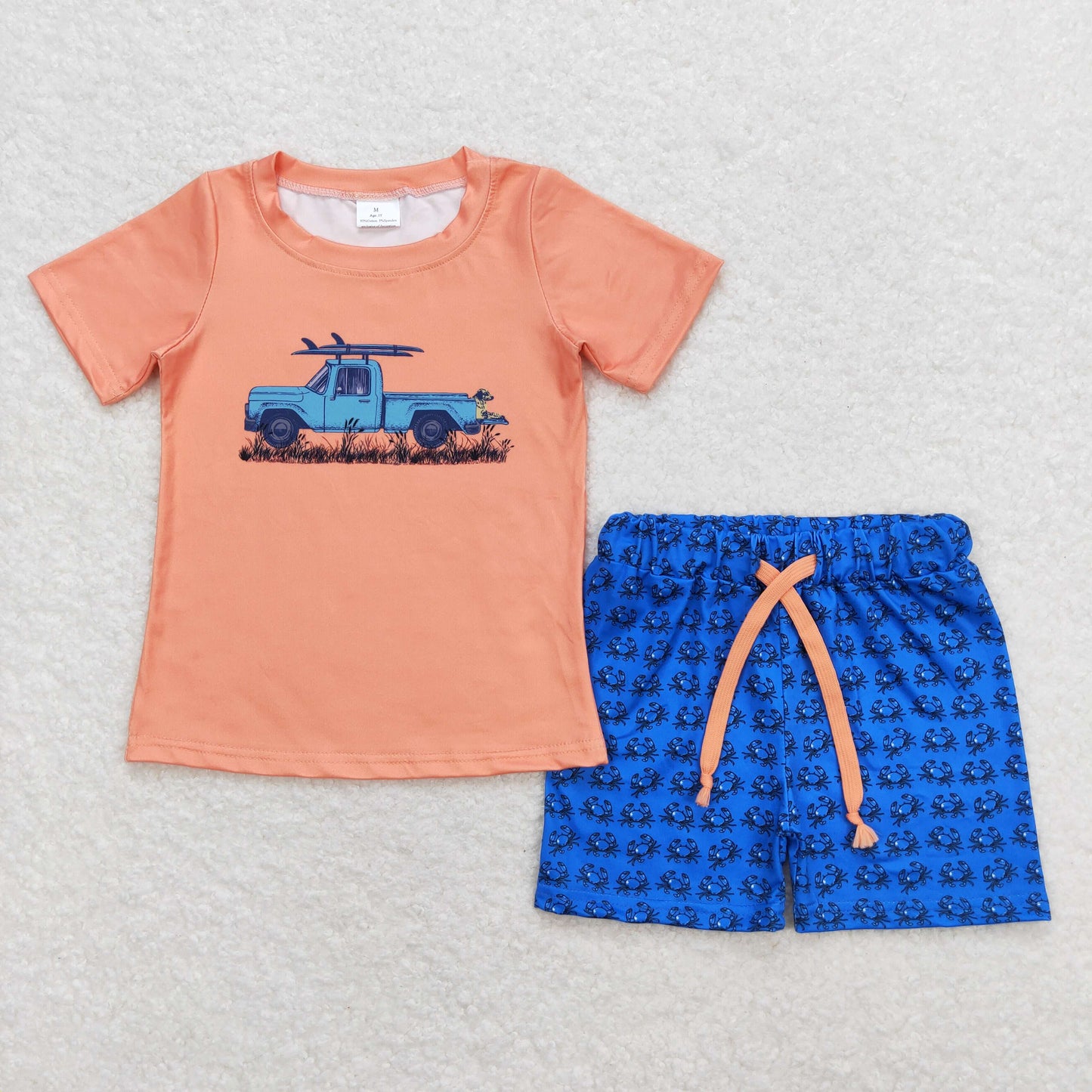 BSSO0706 Boys Truck Outfits