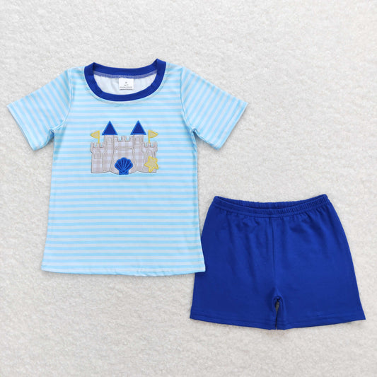 BSSO0747 Boys Castle Outfits Embroidery