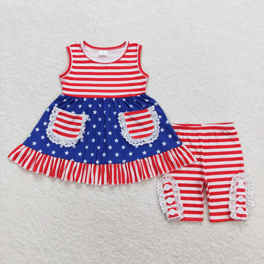 GSSO0855 Girls July 4TH Outfits