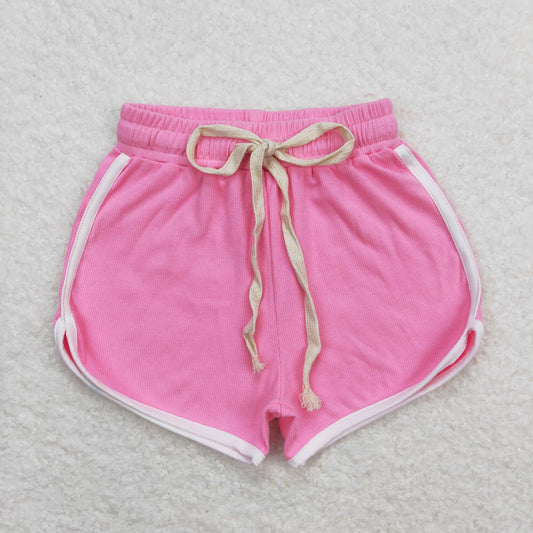 SS0315 Girls PINK Cotton Shorts