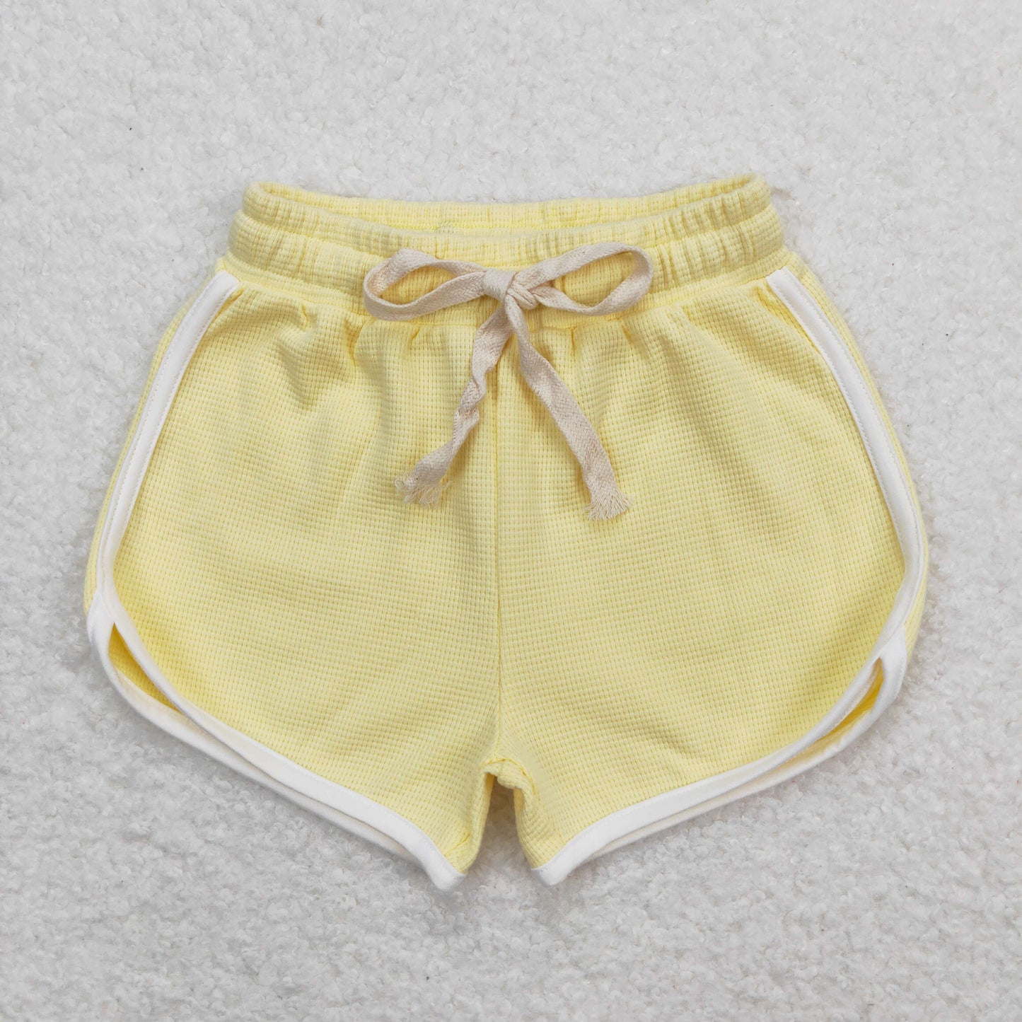 SS0318 Girls yellow Cotton Shorts